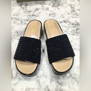 Kenneth Cole Reaction Maila Jewel sandal slide New in box Size womens 8.5